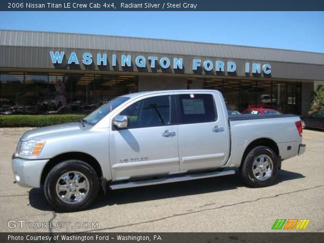 2006 Nissan Titan LE Crew Cab 4x4 in Radiant Silver