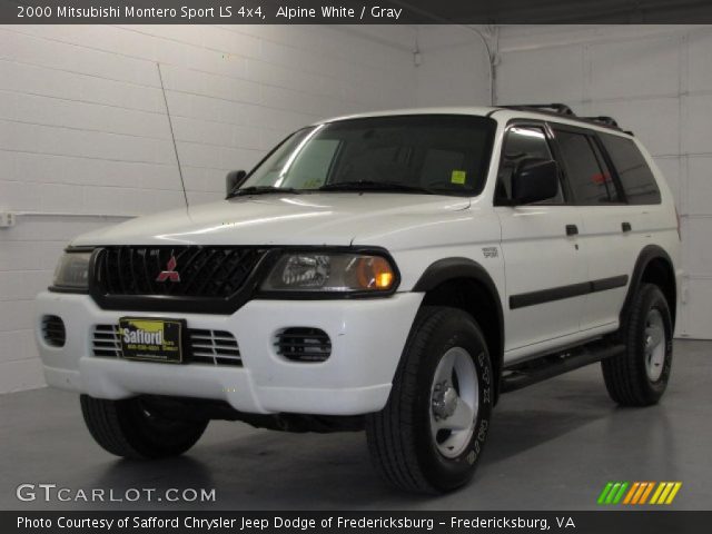 2000 Mitsubishi Montero Sport LS 4x4 in Alpine White