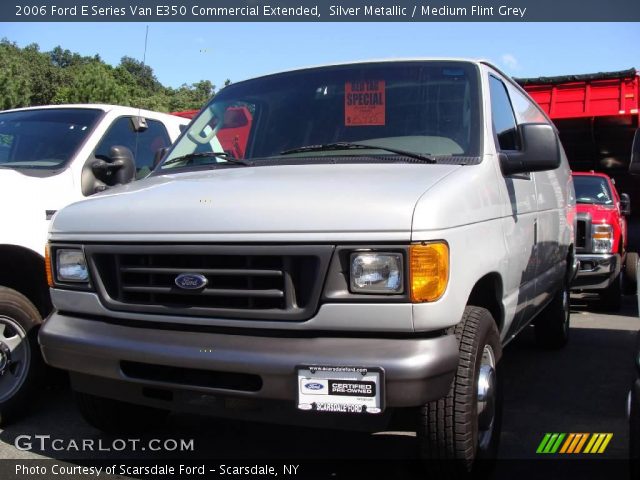 2006 Ford E Series Van E350 Commercial Extended in Silver Metallic
