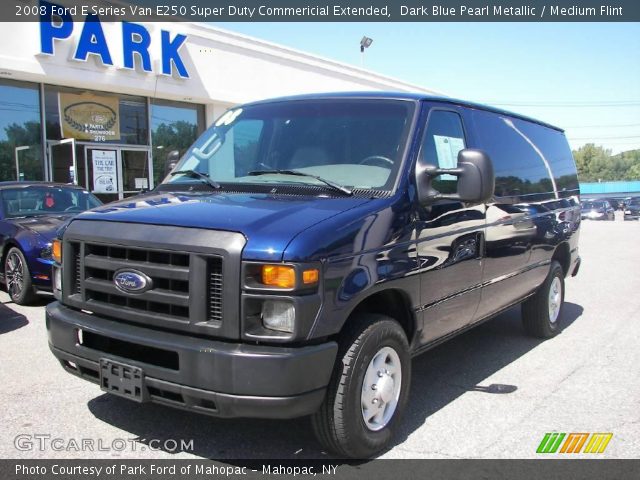 2008 Ford E Series Van E250 Super Duty Commericial Extended in Dark Blue Pearl Metallic