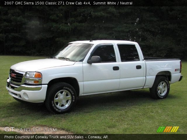 2007 GMC Sierra 1500 Classic Z71 Crew Cab 4x4 in Summit White