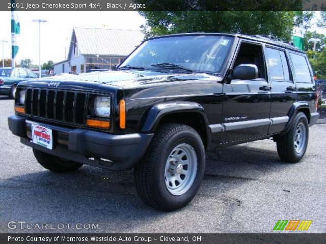 2001 Jeep Cherokee Sport 4x4 in Black