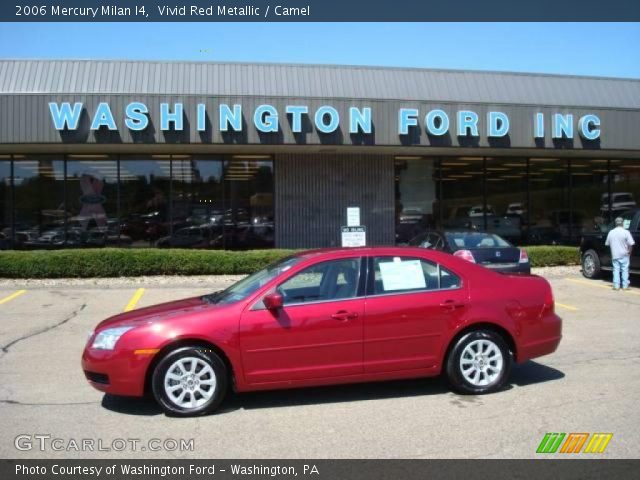 2006 Mercury Milan I4 in Vivid Red Metallic