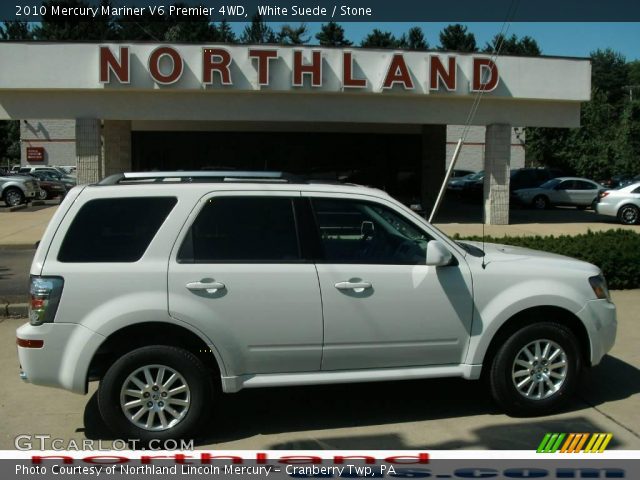 2010 Mercury Mariner V6 Premier 4WD in White Suede