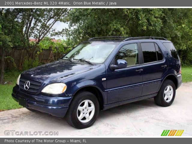 2001 Mercedes-Benz ML 320 4Matic in Orion Blue Metallic