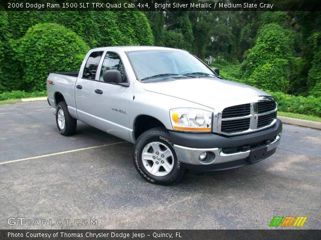 2006 Dodge Ram 1500 SLT TRX Quad Cab 4x4 in Bright Silver Metallic