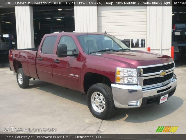 2008 Chevrolet Silverado 2500HD LT Z71 Crew Cab 4x4 in Deep Ruby Metallic