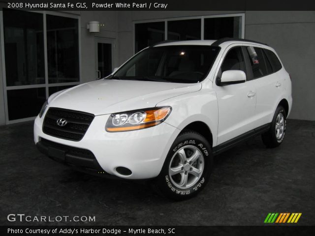 2008 Hyundai Santa Fe GLS in Powder White Pearl