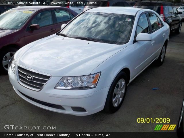 2009 Hyundai Sonata GLS in Powder White Pearl