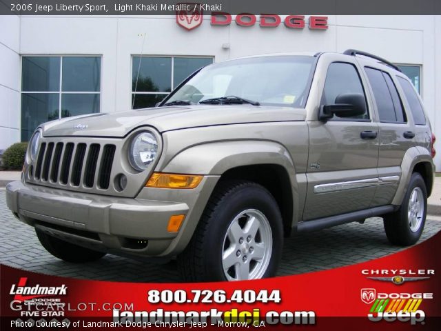 2006 Jeep Liberty Sport in Light Khaki Metallic