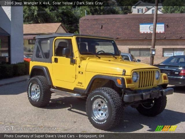 2006 Jeep Wrangler X 4x4 in Solar Yellow