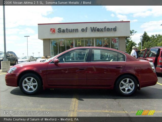 2006 Nissan Altima 2.5 SL in Sonoma Sunset Metallic