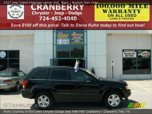 2007 Jeep Grand Cherokee Laredo 4x4 in Black