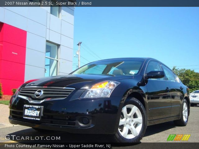 2007 Nissan Altima 2.5 SL in Super Black