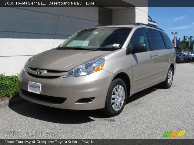2006 Toyota Sienna LE in Desert Sand Mica