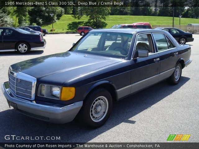 1986 Mercedes-Benz S Class 300 SDL in Deep Blue