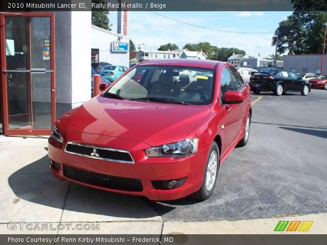 2010 Mitsubishi Lancer ES in Rally Red Metallic