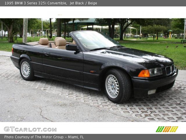 1995 BMW 3 Series 325i Convertible in Jet Black
