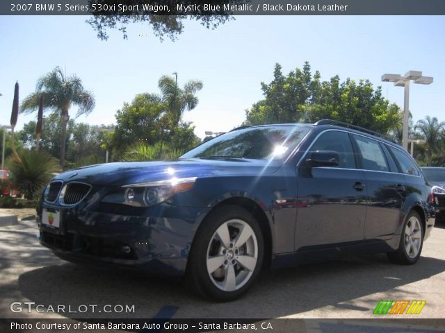 2007 BMW 5 Series 530xi Sport Wagon in Mystic Blue Metallic