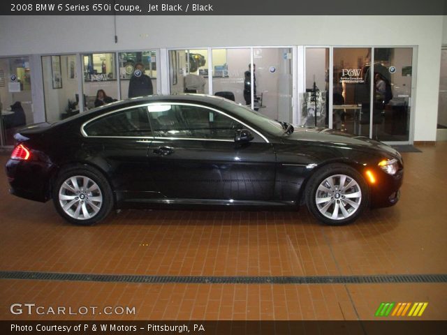 2008 BMW 6 Series 650i Coupe in Jet Black