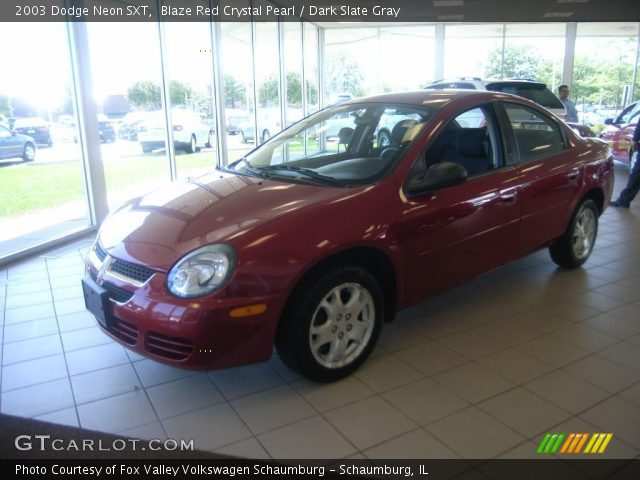 2003 Dodge Neon SXT in Blaze Red Crystal Pearl