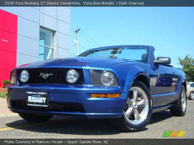 2006 Ford Mustang GT Deluxe Convertible in Vista Blue Metallic