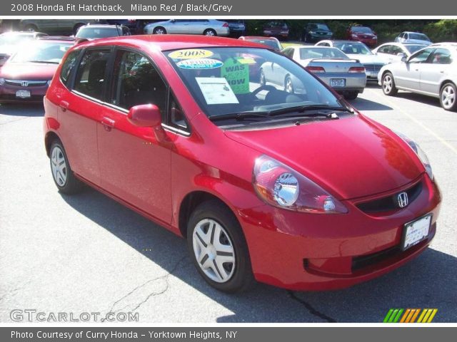 2008 Honda Fit Hatchback in Milano Red