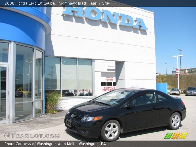 2008 Honda Civic EX Coupe in Nighthawk Black Pearl