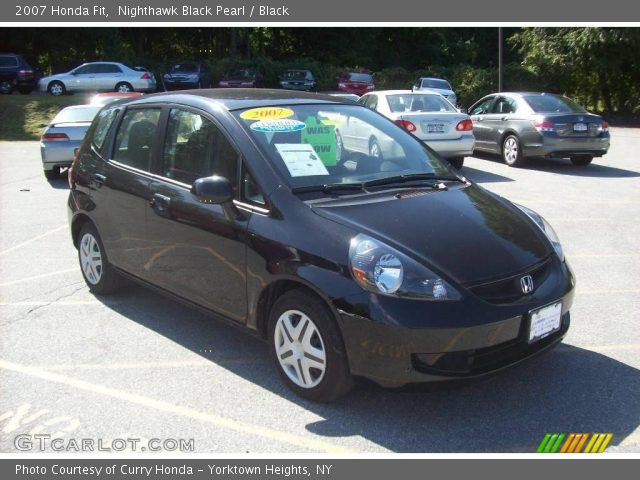 2007 Honda Fit  in Nighthawk Black Pearl