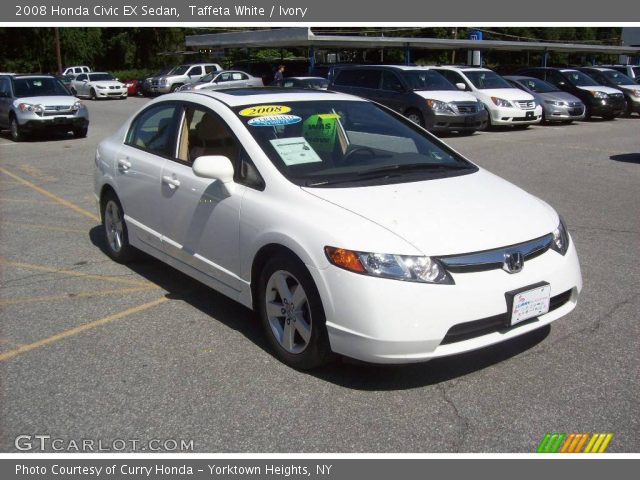 2008 Honda Civic EX Sedan in Taffeta White