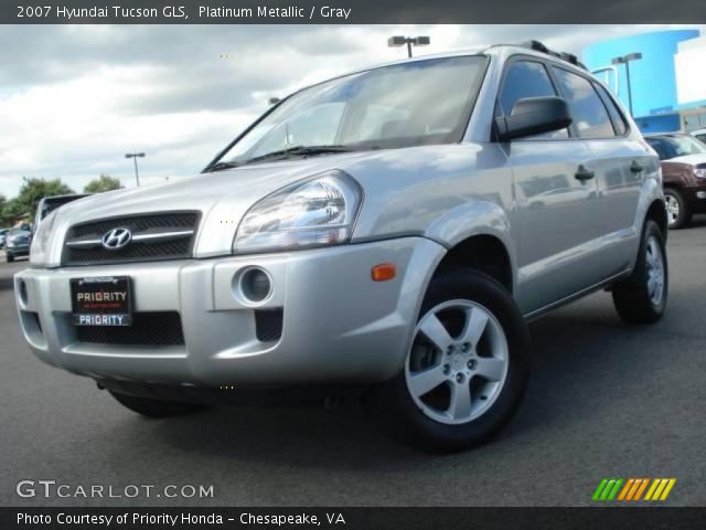 2007 Hyundai Tucson GLS in Platinum Metallic