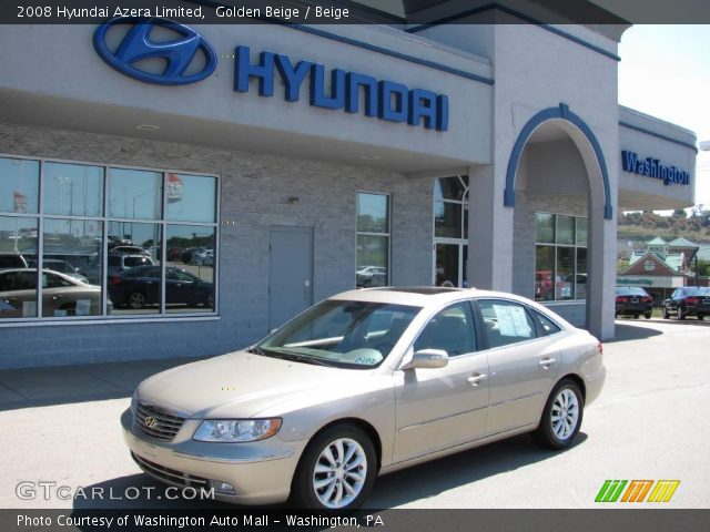 2008 Hyundai Azera Limited in Golden Beige