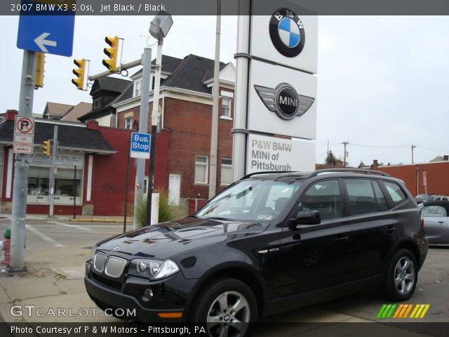 2007 BMW X3 3.0si in Jet Black