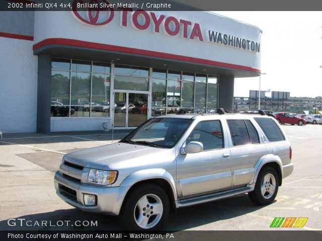 2002 Infiniti QX4 4x4 in Brilliant Silver Metallic