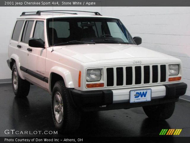 2001 Jeep Cherokee Sport 4x4 in Stone White