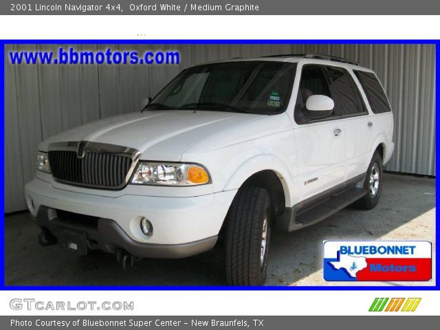 2001 Lincoln Navigator 4x4 in Oxford White