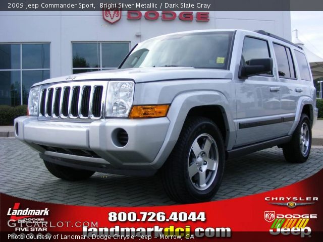 2009 Jeep Commander Sport in Bright Silver Metallic