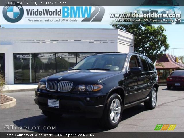 2006 BMW X5 4.4i in Jet Black