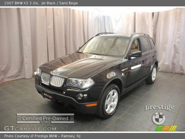 2007 BMW X3 3.0si in Jet Black