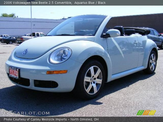 2006 Volkswagen New Beetle 2.5 Convertible in Aquarius Blue