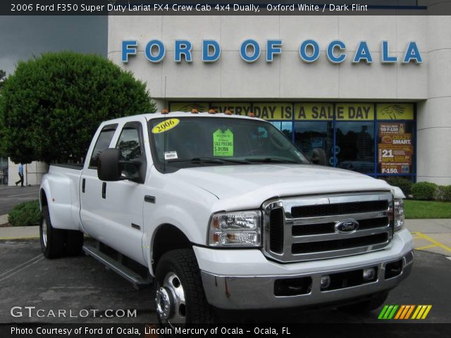 2006 Ford F350 Super Duty Lariat FX4 Crew Cab 4x4 Dually in Oxford White