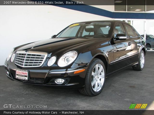 2007 Mercedes-Benz E 350 4Matic Sedan in Black