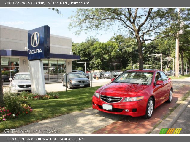 2008 Acura TSX Sedan in Milano Red