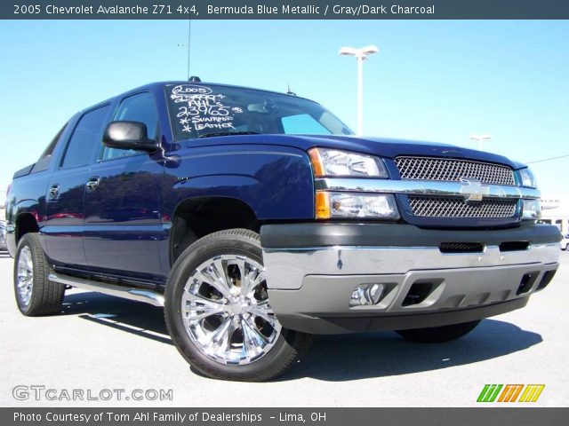 2005 Chevrolet Avalanche Z71 4x4 in Bermuda Blue Metallic