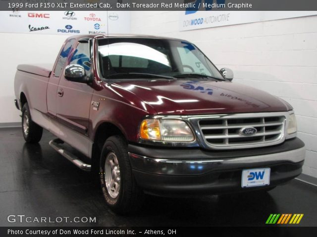 1999 Ford F150 XLT Extended Cab in Dark Toreador Red Metallic