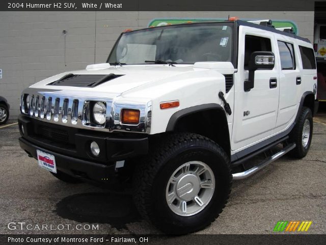 2004 Hummer H2 SUV in White