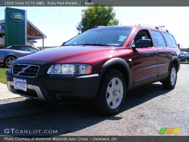 2006 Volvo XC70 AWD in Ruby Red Metallic