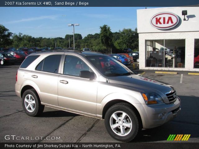 2007 Kia Sorento LX 4WD in Sand Beige