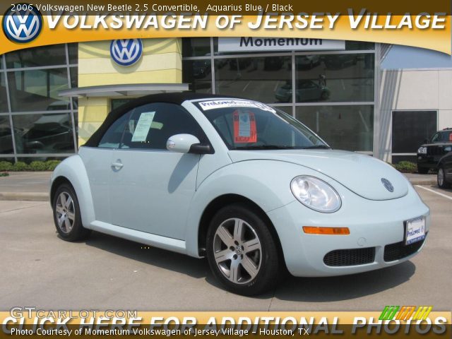 2006 Volkswagen New Beetle 2.5 Convertible in Aquarius Blue