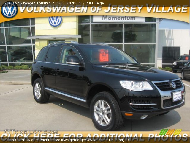 2008 Volkswagen Touareg 2 VR6 in Black Uni
